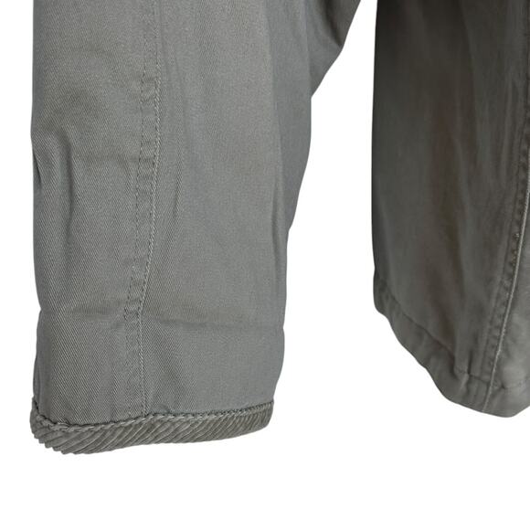 Vintage Brandon Thomas Chore Coat Reversible Khaki Brown Plaid Hooded Mens Large - Picture 10 of 16